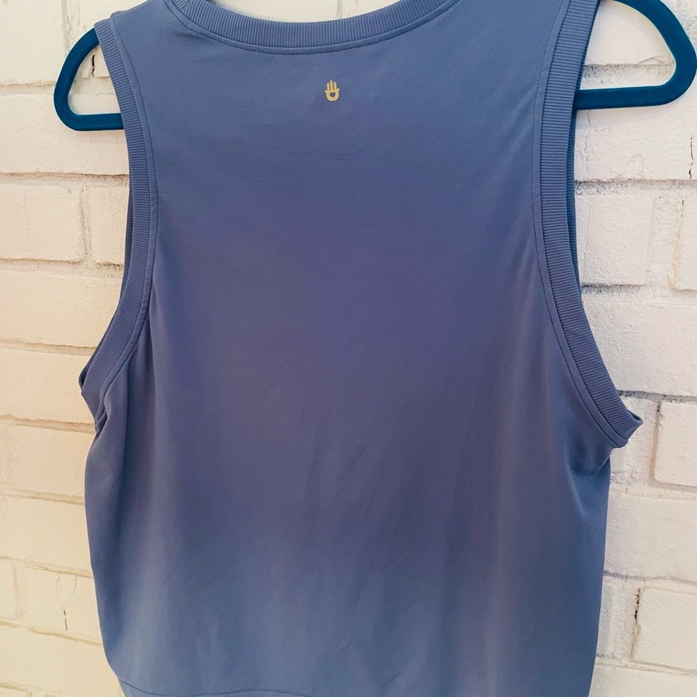 Spiritual Gangster blue cropped tank/EUC/szM/L - Picture 2 of 4